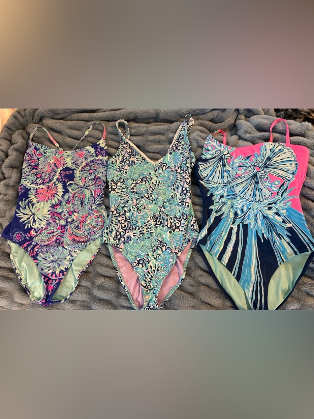 Lilly Pulitzer Swimsuits Size 8 Lot of 3